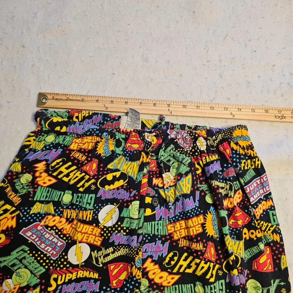 DC Comics Women's Pajama Pants - Superman Batman, Size L